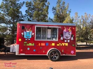 2018-6' x 12' Ice Cream Concession Trailer with 2019 Kitchen.