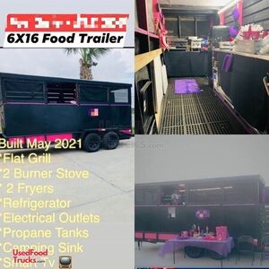 2021 6' x 16' Home Built Kitchen Mobile Unit / Used Food Concession Trailer