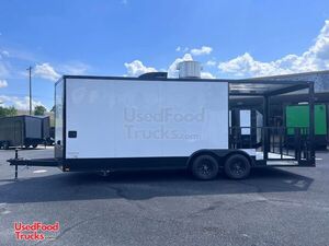 NEW Ready to Outfit 8.5' x 14' Empty Food Concession Trailer with 8' Porch