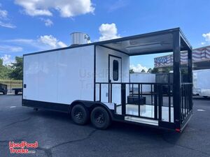 NEW Ready to Outfit 8.5' x 14' Empty Food Concession Trailer with 8' Porch