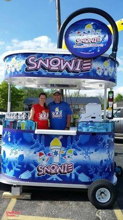 2017 - 5' x 8' Turnkey Snowie Shaved Ice Concession Trailer.