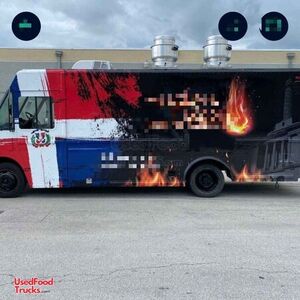 Licensed - 2000 Freightliner Diesel Step Van Kitchen Food Truck with Pro-Fire System