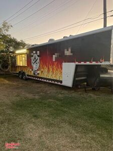 Huge - 40' 2010 Barbecue Concession Trailer with Porch.