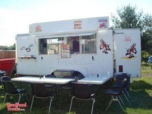1999- 16' Car Mate Custom Concession Trailer.