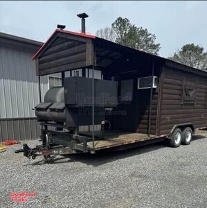 2023 Barbecue Food Concession Trailer with Porch Mobile Vending Unit