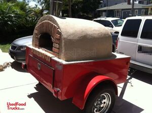 80'' x 190'' Pizza Concession Trailer with Towing Van.