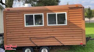 Rustic 7' x 12.5' Mobile Food Unit / Used Concession Trailer.