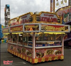 Otterbacher 8' x 23' Carnival-Style Fair Food Concession Trailer / Mobile Vending Unit.