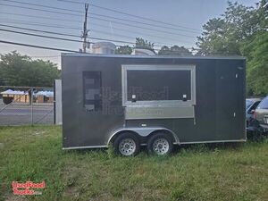 Practically NEW 2019 - 7' x 16'  Mobile Kitchen Food Concession Trailer.