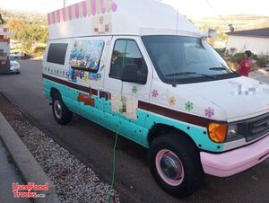 2005 Ford Econoline Commercial Van Mobile Ice Cream Truck.