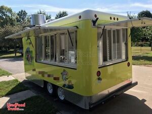 7' x 14' Ready to Cook Mobile Kitchen / Used Food Concession Trailer.
