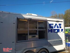 Barely Used 2021 Rock Solid Cargo 7H2 7' x 12' Food Concession Trailer.