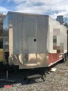 Turnkey - 2018 - 8.5' x 24' BBQ Concession Trailer Mobile Kitchen w/ Bathroom & Porch