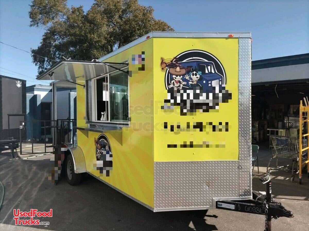 Ready To Go 2023 Like New 7 5 #39 x 12 #39 Used Food Concession Trailer w