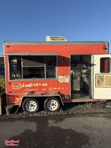 2009 7' x 14' Kitchen Food Concession Trailer with HCD Insignia + Pro Fire System