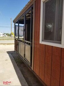 Huge - 2014 8' x 26' Barbecue Food Concession Trailer with Porch.