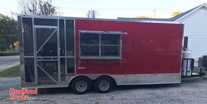 2018 - 24' Freedom Kitchen Food Concession Trailer with 6' Screened Porch