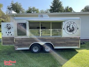 2020 - 8' x 16' Lightly Used Kitchen Food Concession Trailer.