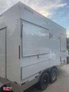 Used 8' x 14' Kitchen Food Concession Trailer with Pro-Fire System
