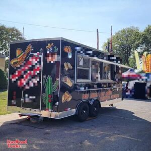 2022 - 8' x 18' Food Concession Trailer Mobile Vending Trailer