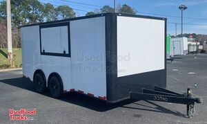 NEW Spartan 2023 - 8.5' x 18' Mobile Street Vending Concession Trailer.
