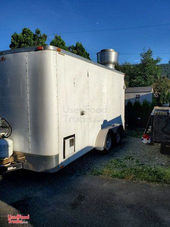 2013 - 7' x 14' Cargo Mate Mobile Kitchen Food Concession Trailer