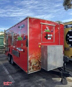 2022 8' x 16' Kitchen Food Trailer with Fire Suppression System