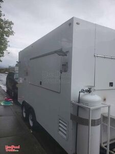 2022 6' x 15' Kitchen Food Concession Trailer with HCD Insignia + Pro Fire System