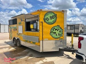 2015 8.5' x 18' Kitchen Food Concession Trailer with Fire Suppression System