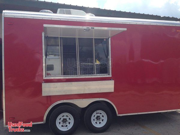 2014 - 8' x 16' Fully Loaded Mobile Kitchen Food Concession Trailer