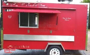 Used 2014 - 8' x 14' Mobile Kitchen Street Food Fast Food Concession Trailer