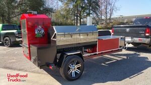 7.5' x 12' Commercial BBQ Grill & Smoker Food Trailer