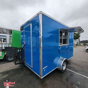 Like New - 2024 7' x 12' Kitchen Food Concession Trailer Mobile Vending Unit
