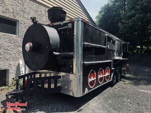 One-of-a-Kind Custom Train-Themed Food Concession Trailer