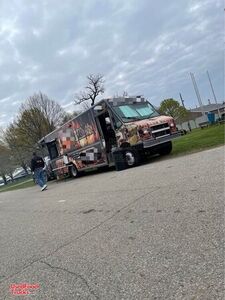 2005 Freightliner 26' Diesel BBQ Food Truck with Porch / Mobile BBQ Unit.