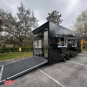 NEW - 2024 8.5' x 20' Empire Cargo Concession Trailer |  Barbecue Food Trailer