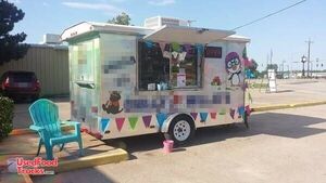 6' x 12' Shaved Ice Concession Trailer