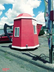 Very Unique 9.2' x 13' Giant Coffee Pot/Teapot Mobile Cafe Coffee Trailer.