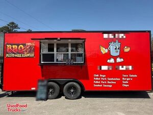 2024 20' Kitchen Food Concession Trailer with Fire Suppression System