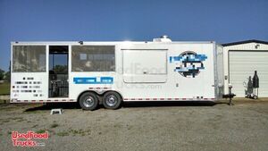 2017 - 8.5' x 28' BBQ Concession Trailer with Porch