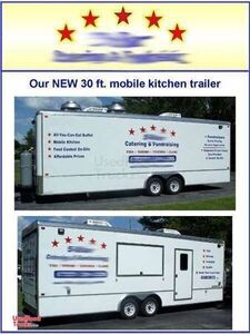 30' x 8.5' Mobile Concession / Catering Kitchen Trailer