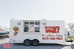 2025 8.5' x 20' Kitchen Food Concession Trailer with Pro-Fire System
