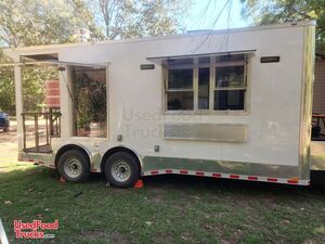 2024 8.5' x 20' Wood-Fired Pizza Oven Trailer Mobile Food Unit w/ 4' Porch