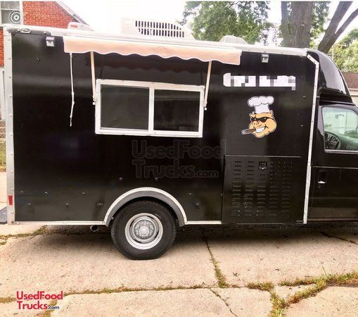 2002 Ford E350 Step Van Barbecue Food Truck / Ready to Grill BBQ Pit