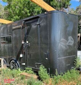 2020 8' x 18' Cargo Craft Food Vending Trailer with Lightly Used 2021 Kitchen