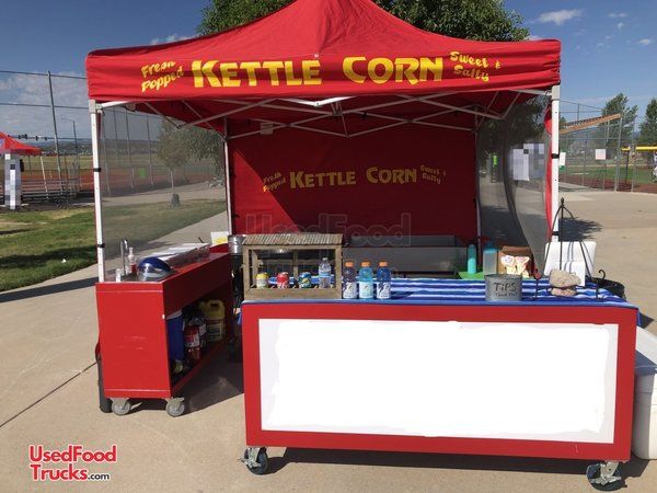 2019 - 6' x 12' Kettle Corn Business Concession Stand w/ Trailer