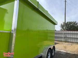 Brand New 2021 7' x 15' Food Concession Trailer / Never Used Mobile Kitchen