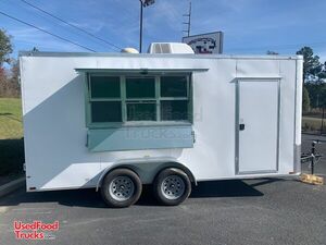 New - 2023 7' x 16' Quality Cargo Concession Trailer w/ Water Package and Finished Interior.