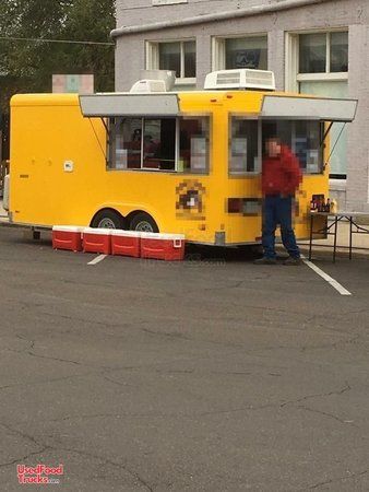 Pace American 8' x 16' Food Concession Trailer with a Chevrolet Step Van