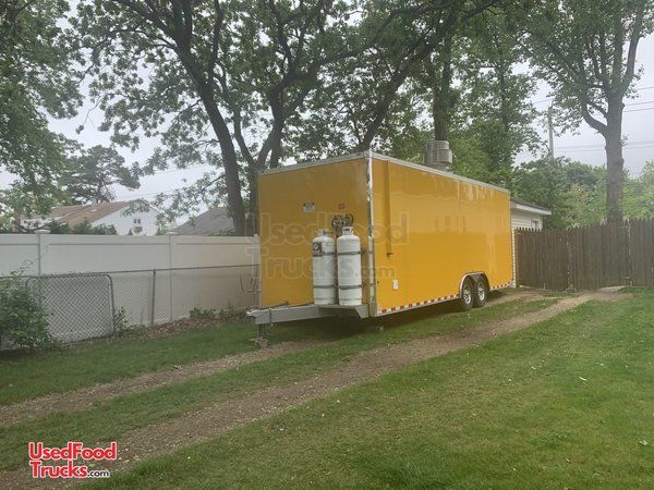 2014 - 24' Fully Loaded Commercial Mobile Kitchen Food Concession Trailer.